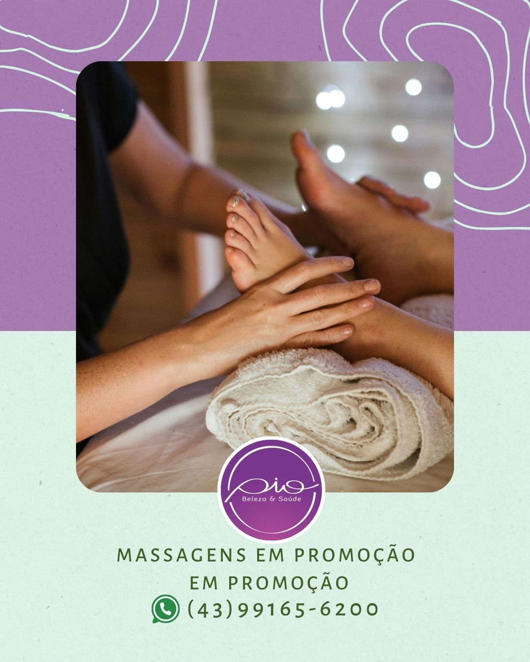 Massagem nos pés